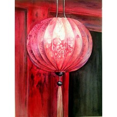 Китайский фонарик. Красный