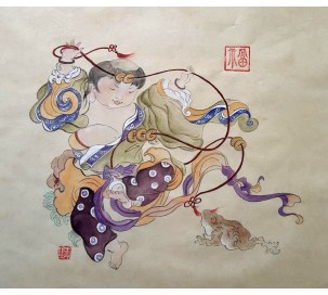 арт-корпорация, гунби, китайская живопись, диана медведева, мастер-класс, китайский новый год