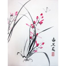 Китайская орхидея. Елена Касьяненко, китайская живопись