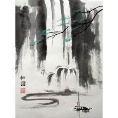Елена Касьяненко, китайская живопись, гохуа, се-и, китайский пейзаж, пейзаж тушью
